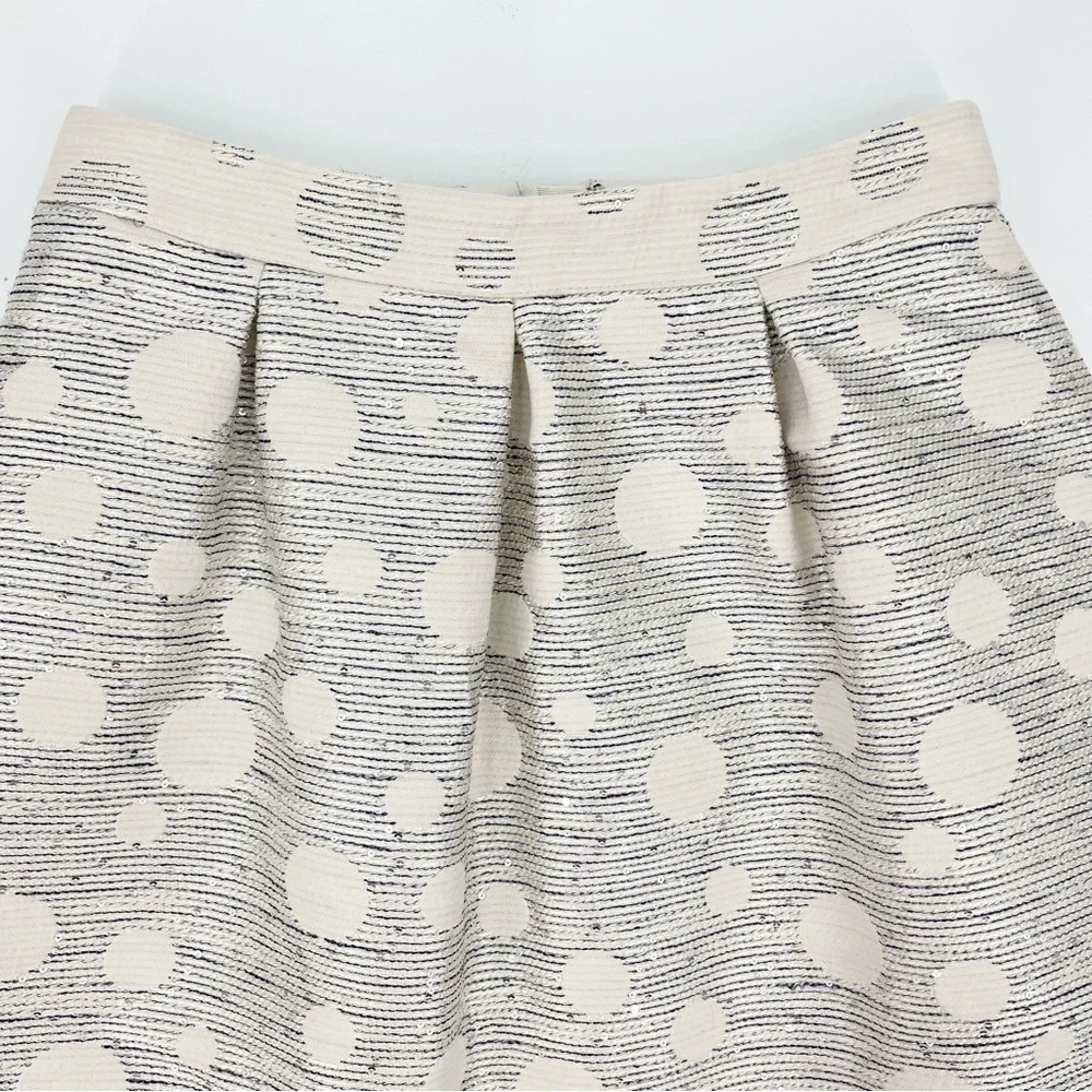 Maeve by Anthropologie Anya Dotted Sequined Jacquard Mini Skirt Size 4